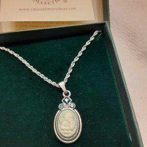 Vatican Raphael Angel - Cameo Necklace